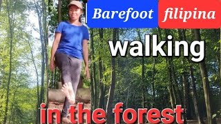 Barefoot in the forest in germany / how to recharge, relax and reconnecting myself in nature