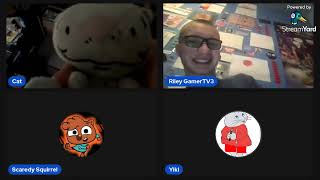 yiki Blowout and bear in the big blue house reaction