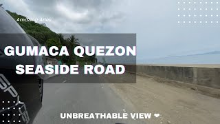 The unbreathable view of gumaca quezon seaside