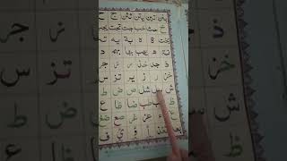 learning quran #shorts #norani_qaida takhti number 2 part 5