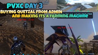 Ark mobile pvx day3 admin offer me a quetzal 🤩🤩 | ark mobile | ark mobile pvxc |