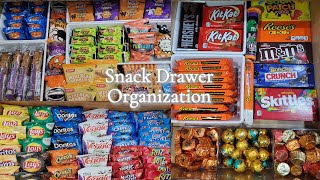 Snack Drawer Organization (ASMR/Satisfying)