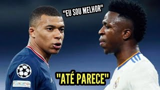 OLHA O QUE FALARAM DE VINICIUS JÚNIOR E MBAPPÉ