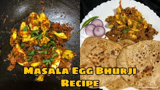 Masala Egg Bhurji Recipe | Egg Recipe | Easy Egg Bhurji Recipe #humbiharsehain #recipe #shortvideo