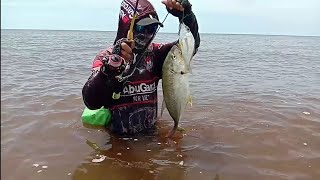 Mancing pinggiran||micro jig 10 gram||akhirya strike juga|castjig