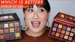 Natasha Denona Sunrise versus Sunset Palette / BATTLE OF THE PALETTES