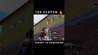 1v4 Clutch Any Situation🥶#shorts #short #bgmi #pubgmobile #mrassault