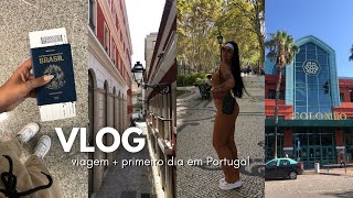 VLOG: viagem + primeiro dia em Portugal 🇵🇹