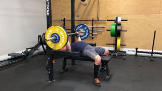 2/2/18 Bench 2ct Pause 215x3 @7 ws 1/4