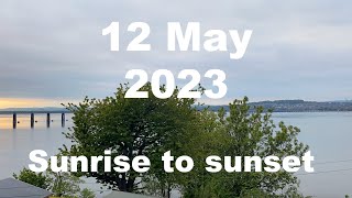 Sunrise to sunset on 12 May 2023 | 4K | Timelapse