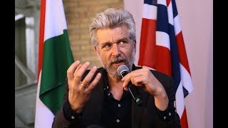 Karl Ove Knausgard a 26. Budapesti Nemzetközi Könyvfesztivál megnyitóján