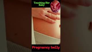 Mom touching her baby | माँ अपने बच्चे को छू रही है #pregnancy #babygirl #yt