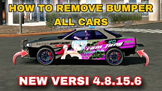 HOW TO REMOVE BUMPER ALL CARS IN NEW VERSI CAR PARKING MULTIPLAYER 4.8.15.6