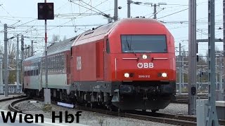 ÖBB - Wien Hauptbahnhof (railjet, EC, D, S60, S80, R, REX)