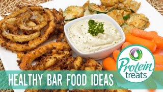 Low carb Onion Rings, Zucchini French Fries & Chips Recipe