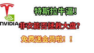 特斯拉牛逼，大盘等非农，我们送会员！