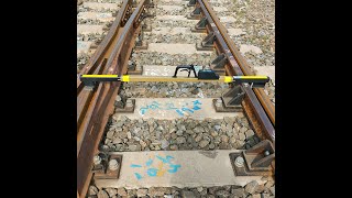 China digital railway track gauge for switch turnout