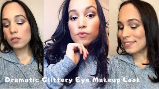 Dramatic Glittery Makeup Look 2019| Jasmiiin Jimenez