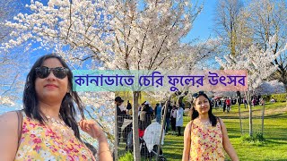 Cherry blossoms festival in Canada|| Explore with Anaita||#bengalivlog #cherryblossom #explore