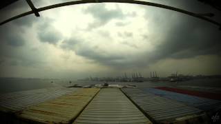 Time-lapse (60x): arrival Singapore [4K / UHD]