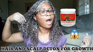 HOW TO DETOX HAIR AND SCALP FOR HAIR GROWTH| AZTEC INDIAN HEALING CLAY