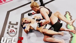 Holly Holm -Vs- Ronda Rousey ☆EA SPORTS™ UFC® 2☆