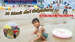 Wisata Hits Pulau Cinta Teluk Jering Kampar, 30 Menit dari PEKANBARU @yuripolala #pulaucinta #wisata