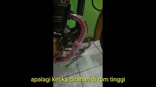 knalpot meletus di RPM tinggi