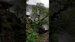 Doodh sagar water falls Karnataka Goa border  fentastic scenery