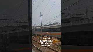 Langsiran KA Manahan di Stasiun Jakarta Kota #keretaapi #keretaapiindonesia