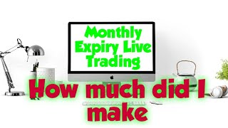 Options Trading Monthly Expiry Live Trading Demo 30th April