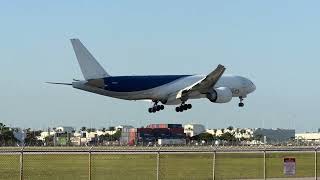 5-10-24 Miami Airport Landing 777 Cargo Plane #planespotting #plane #planespotter #miami