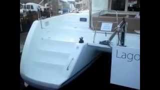 New 2012 Lagoon 450 Catamaran Exterior Tour at Miami Boat Show