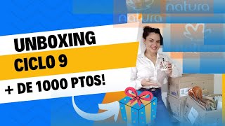 UNBOXING CICLO 9 + de 1000 puntos!|Natura