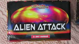 Morrisons Alien Attack Firework demo