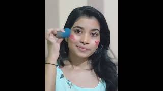 Full Face makeup using polythene plastic hack||does it works 😱🧐 #shorts #viralhacks #rlSA #SA