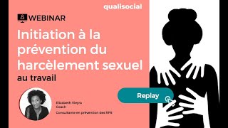 Webinaire "Initiation à la prévention du harcèlement sexuel au travail"