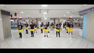 Bailando Dos Corazones Line Dance - Demo By D'Sisters & Friends LDG @mjlinedance3478 #linedance