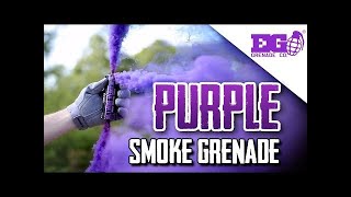 TWIN VENT Purple Smoke Grenade - Smoke Bomb - Smoke Effect