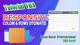 Tehnik Colom dan Rows Menjadi Responsif || How to make Responsive Colom & Rows