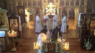 Easter Sunday Vespers at Holy Trinity Monastery 4-15-2012