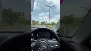 Toyota hyryder driving after rain 🌧️ #hyryder #grandvitara #newcar #seltos #elevate #hybrid