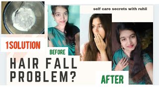 How to stop hair fall? #Hairfall problem 👈 1 solution