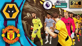 Wolves vs Manchester United ● Football NEXT GEN REALISM Graphics & Gameplay | PES 2021 Amazing Mod