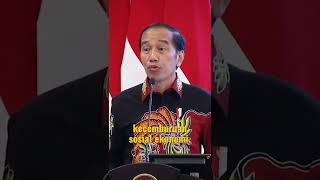 presiden Jokowi ingatkan Kapolri dan perwira tinggi masalah gaya hidup #shorts #jokowi