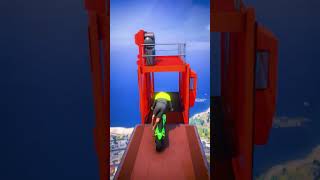 GTA V Dangerous Stunt On Mount Chiliad | #shorts | #youtubeshorts | #short | #gta5 | #gtav | #125