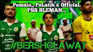 DOA BERSAMA UNTUK SUPER ELJA || PEMAIN PSS SLEMAN BERSHOLAWAT