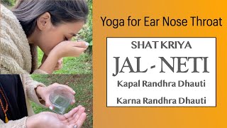 Yoga for Ear Nose Throat - Jal Neti - Best, most effective & easy way of Jal Neti