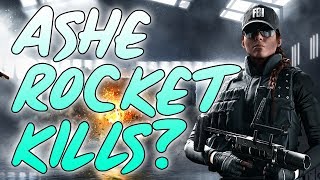 This is what happens when Ashe Rockets Land. - Rainbow Six Siege