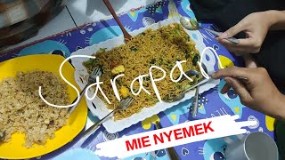 Mukbang 5 indomie goreng dan telor bareng anak-anak//enaknya bikin nagih ❤️